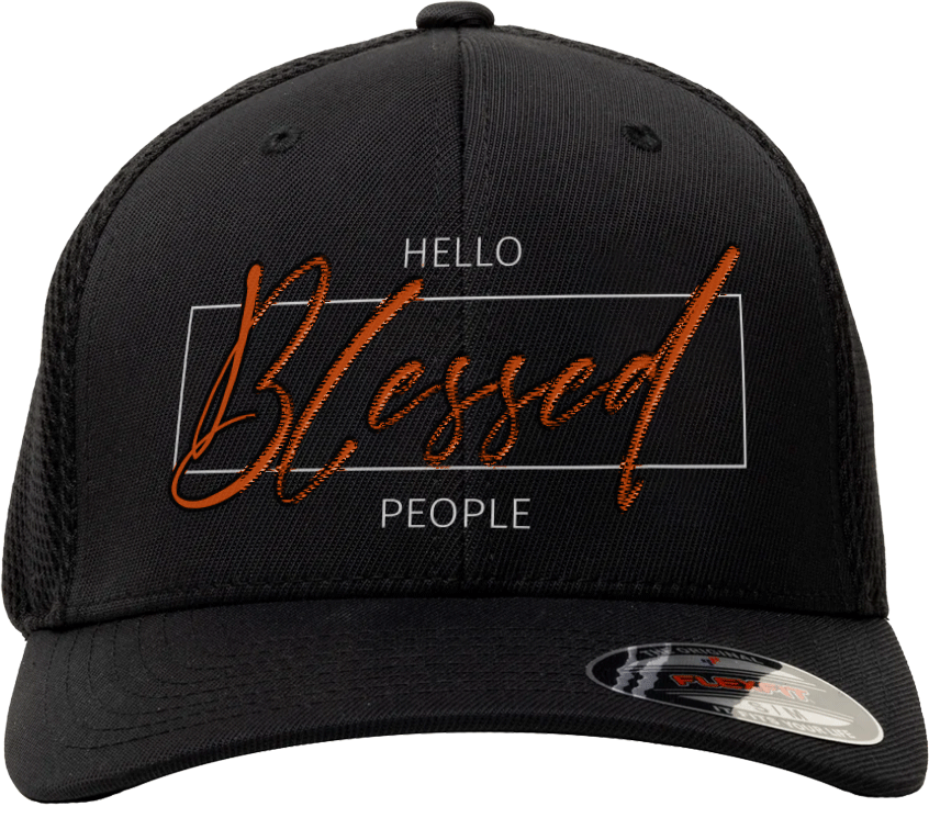 BDawk "Hello Blessed People"™ Hat (Orange) - COMING SOON!