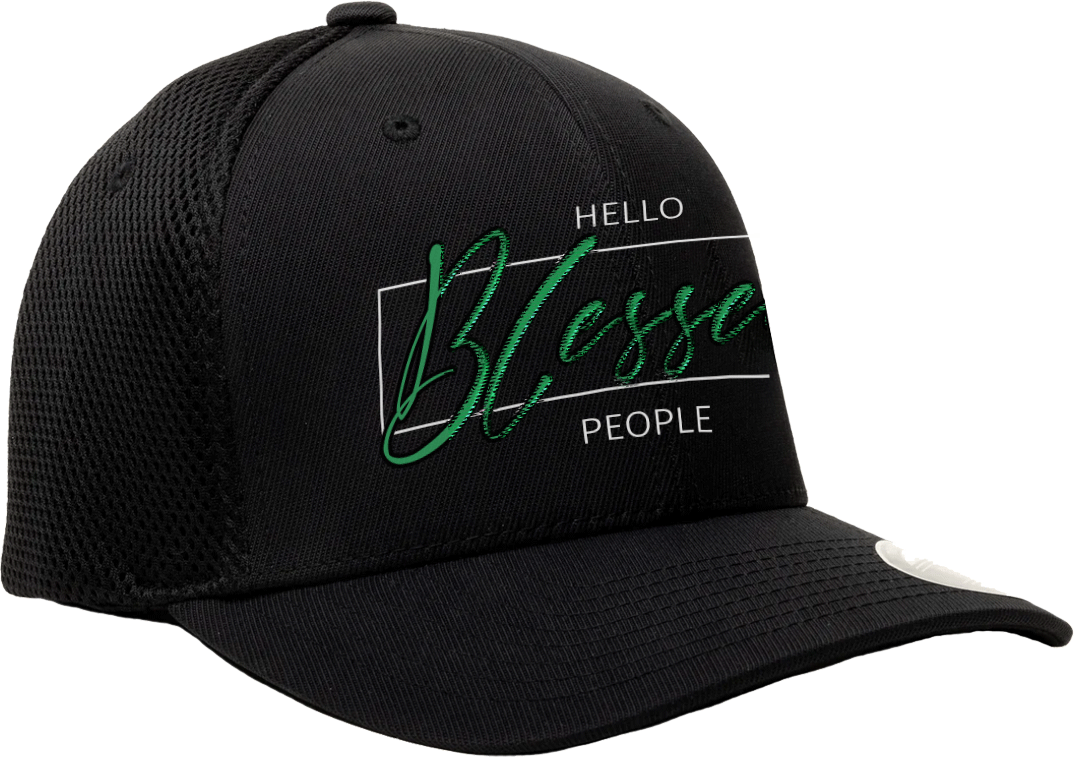 BDawk "Hello Blessed People"™ Hat (Green) - COMING SOON!