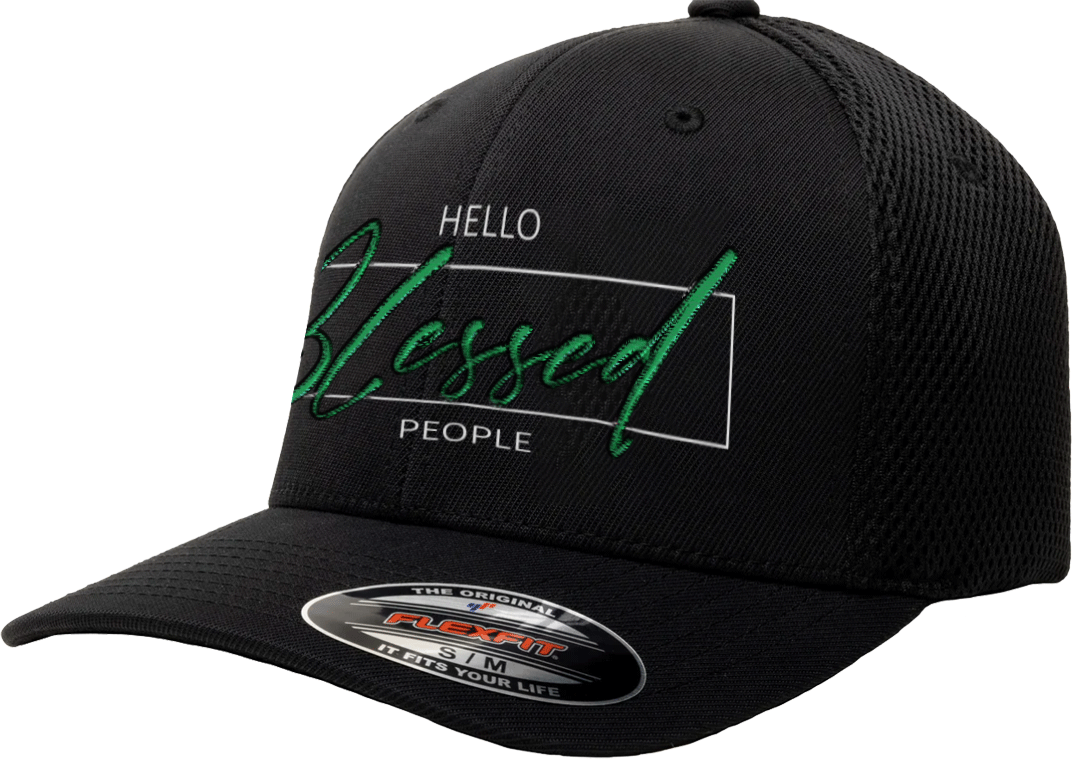 BDawk "Hello Blessed People"™ Hat (Green) - COMING SOON!